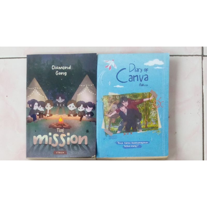 Preloved Novel Diary Of Canva dan Diamond Gang The Mission, by Itakrn