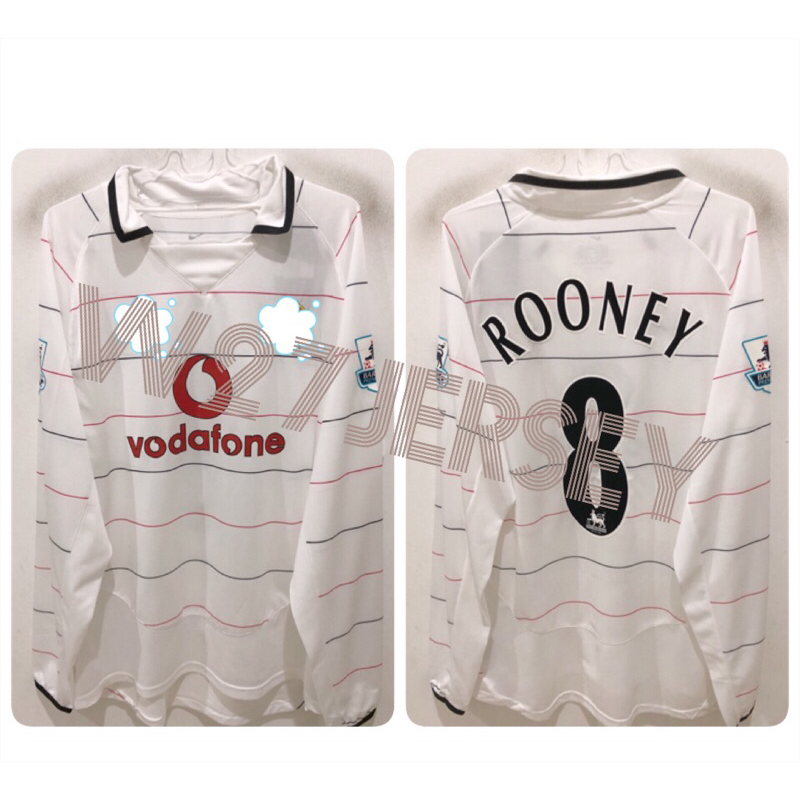 JERSEY RETRO - IVU 3RD LONGSLEEVE 2004-2005 name player Rooney + Patch
