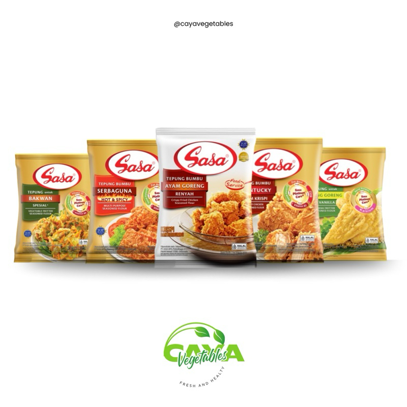 

SASA Tepung Bumbu All Varian | CayaVegetables