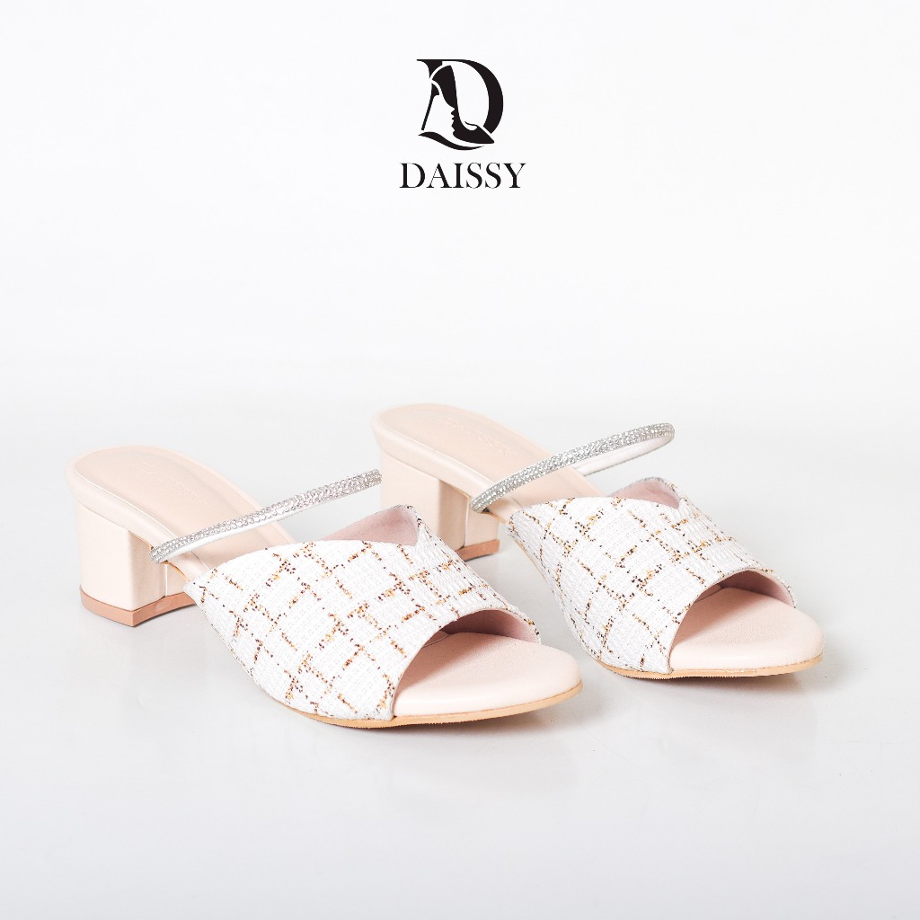 Katniss Mules Wanita Heels Hak 5cm Big Size 37-45