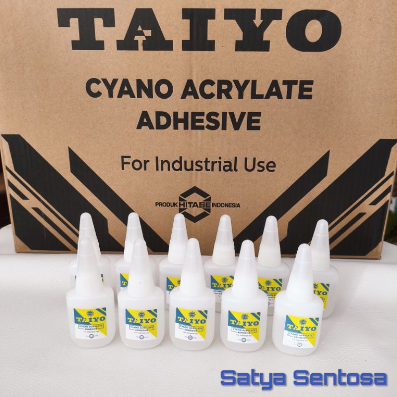 

(20 botol) Lem Serbaguna TAIYO Besar / Lem Alteco TAIYO Cyano Adhesive