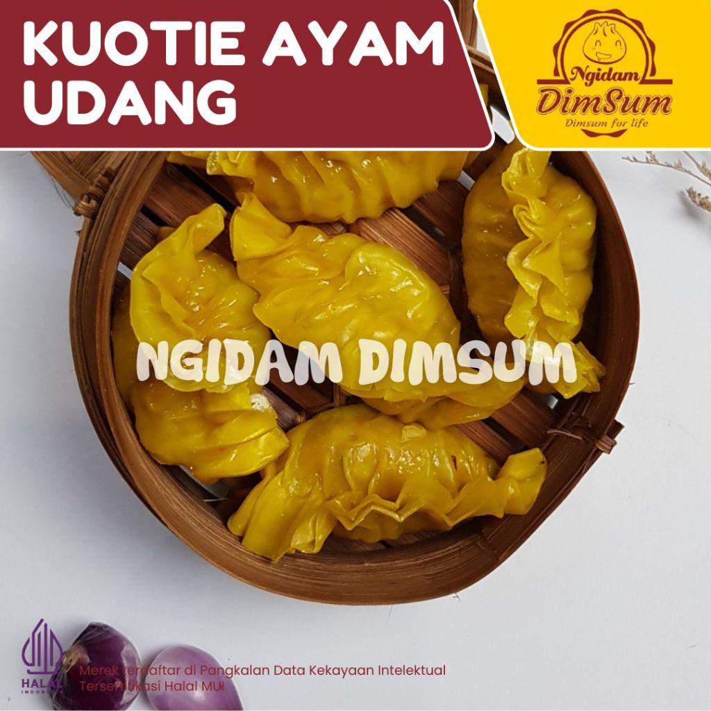 

Kuotie Ayam Udang Isi 5 pcs / 20 pcs *Bersertifikasi halal MUI*
