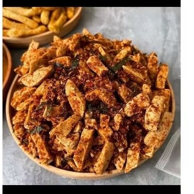 

basreng viral pedas daun jeruk