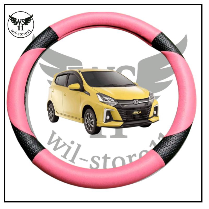Sarung Stir Mobil Daihatsu Ayla , Cover Stir Mobil Ayla