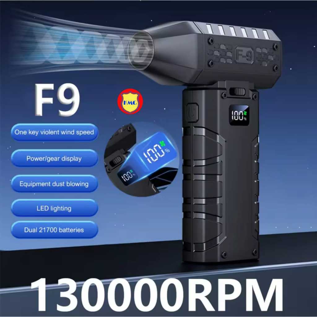 Turbo Jet Fan-Mini Jet Fan Turbo-100 Speed-Lighthing-Led Display