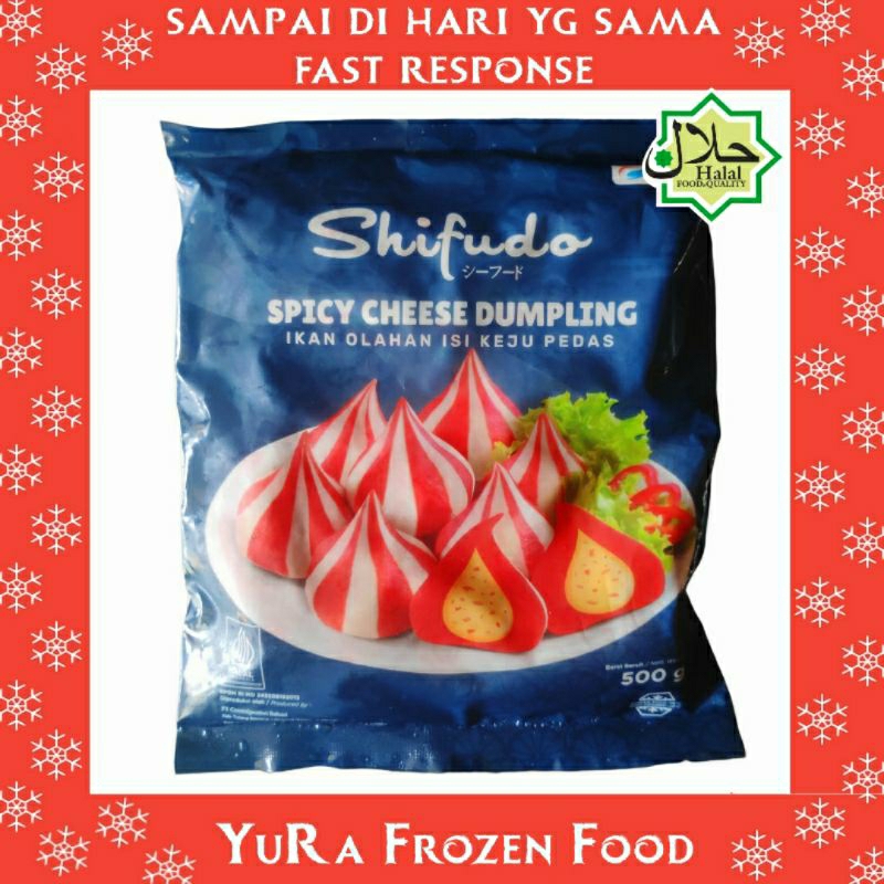 

SHIFUDO Dumpling Spicy Cheese 500gr Keju Pedas
