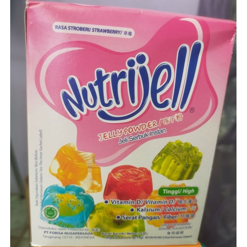 

Nutrijell rasa Strawberry
