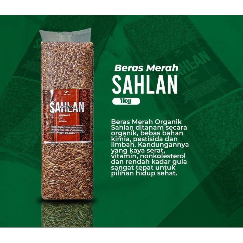 

Red Rice Sahlan 1kg Beras Merah Organik Super Sahlan ditanam secara organik, bebas bahan kimia, pestisida dan limbah. Kandungannya yang kaya serat, vitamin, nonkolesterol dan rendah kadar gula