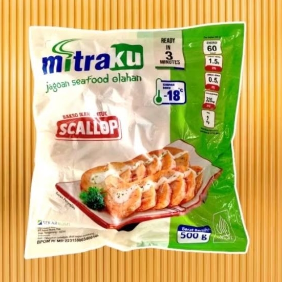 

Mitraku Scallop Ikan 500g