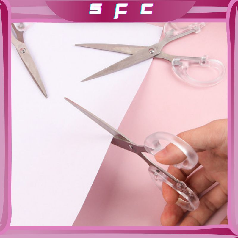 

SFC 026 Gunting Transparan Bening Multifungsi / Gunting Transparan / Gunting Kertas Transparan Pemotong Kertas Scrapbooking