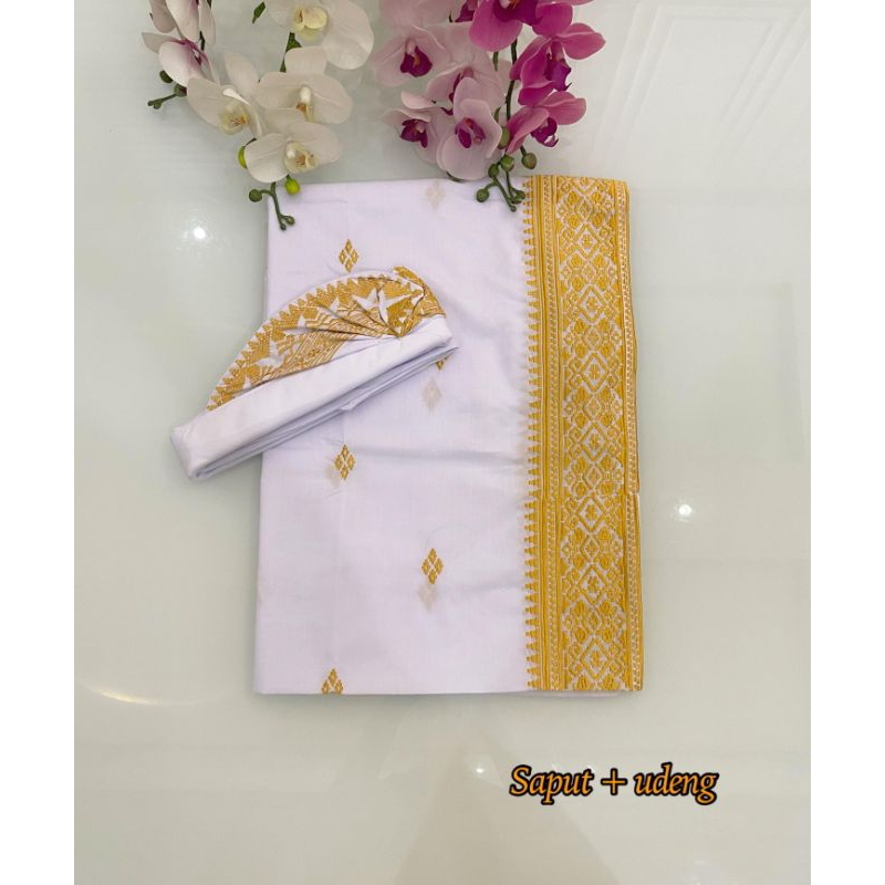 set saput udeng bordir