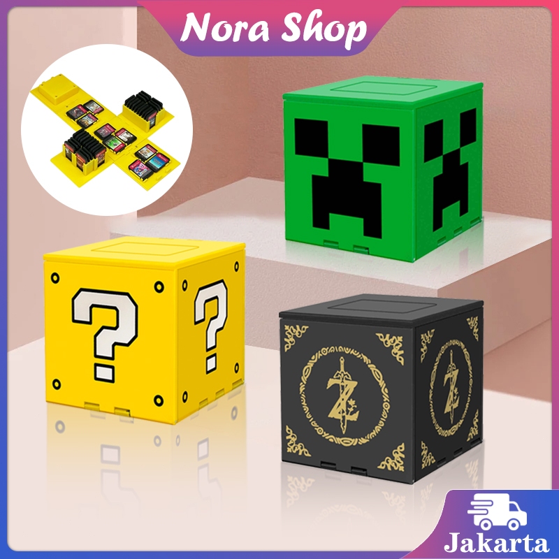 Game Storage NS  / Kotak Kaset Nintendo Switch / Kotak Pelindung Kaset Magic Cube