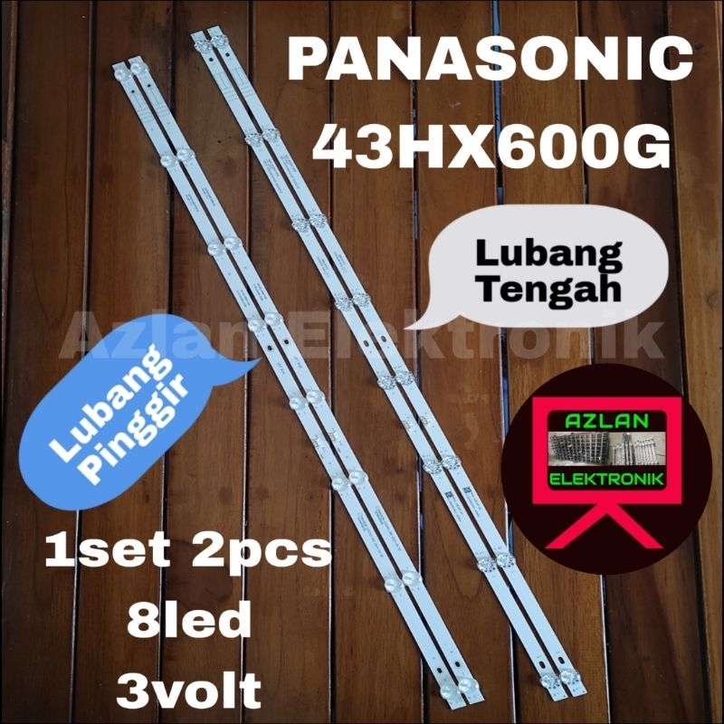 BACKLIGHT LED TV PANASONIC 43HX600G LAMPU BL 43IN 8LED 3VOLT