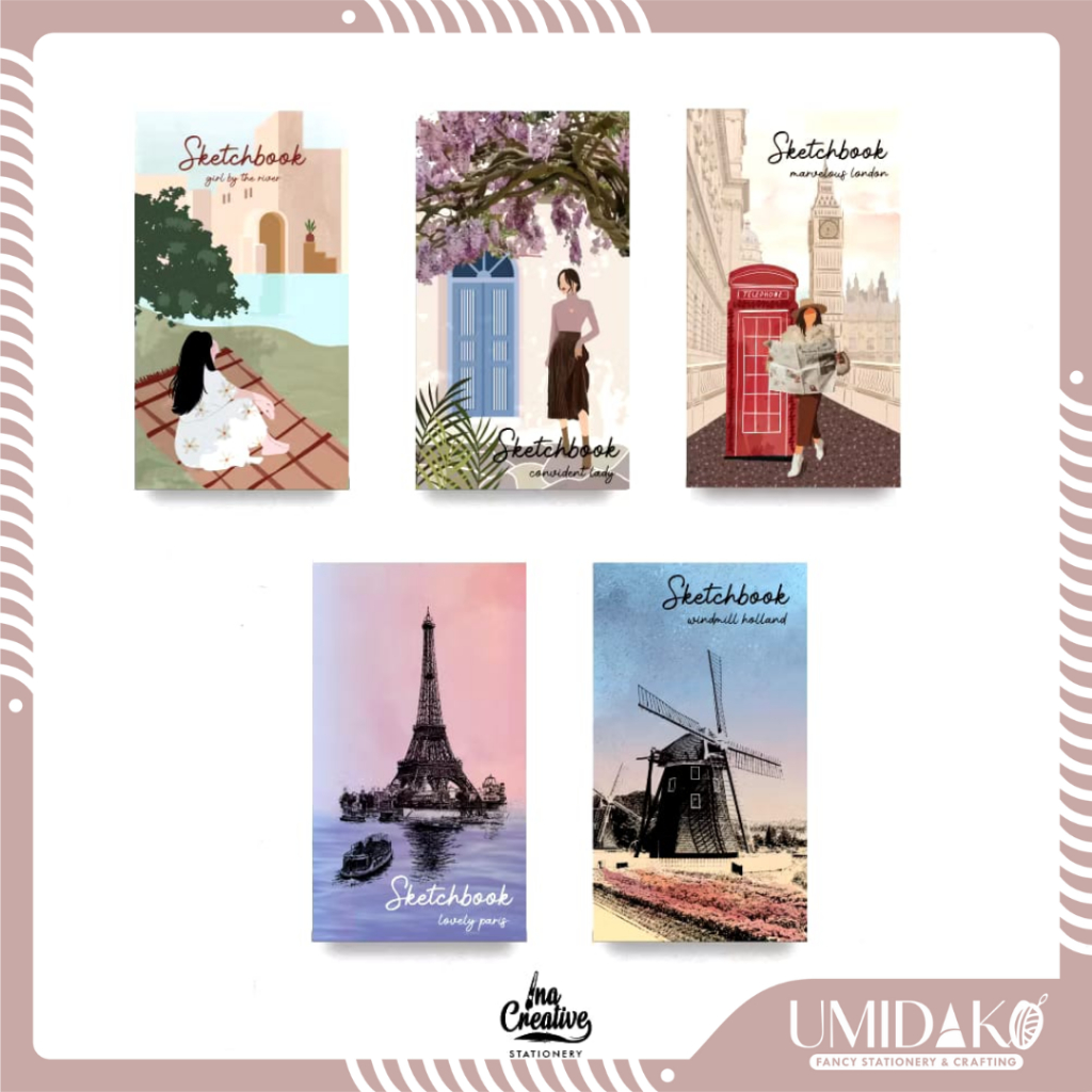 

[UMIDAKO] SKETCH BOOK MINI INA CREATIVE