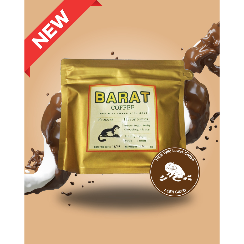 

Barat Coffee Luwak Wild Kopi Luwak Liar Arabica