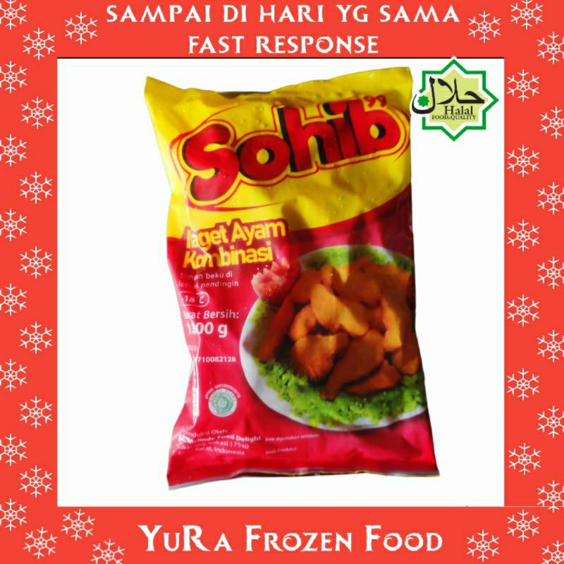 

SOHIB Naget Ayam Kombinasi 1 kg Chicken nugget