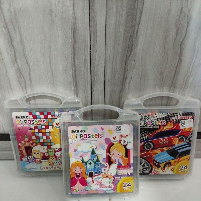 

CRAYON PARKO GREEBEL OIL PASTELS 24 warna