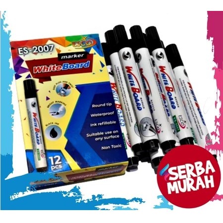 

Esco Spidol Hitam / White Board Papan Tulis