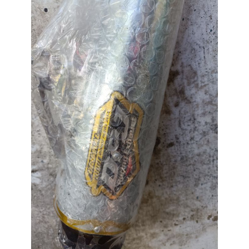 knalpot DPJ ujung BLUE untuk KHARISMA SUPRA X 125