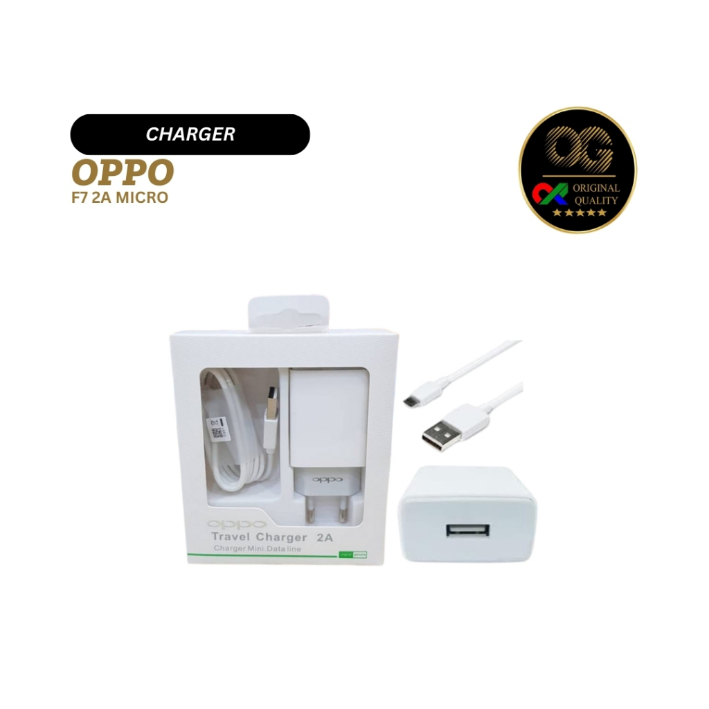 CHARGER MICRO OPPO F7 2A ORI