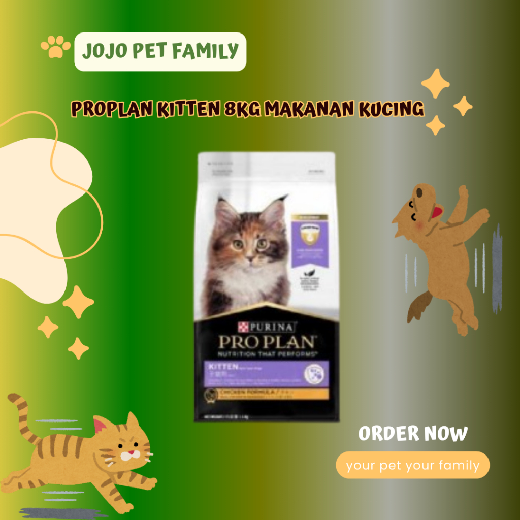 Proplan Kitten 8kg makanan kucing - Makanan Kucing Anak Usia 2-12 bulan - Cat Food Premium