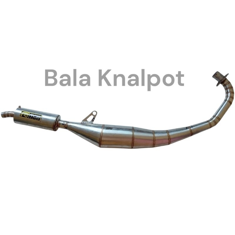 Knalpot satria 2 tak standar racing RCB stainless