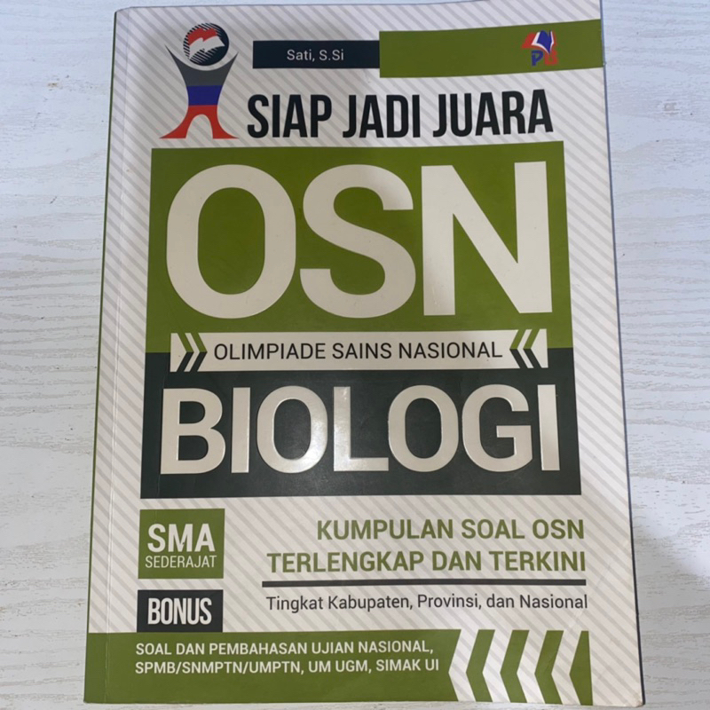 Preloved Buku Olimpiade OSN Biologi SMA : Siap Jadi Juara OSN / KSN SMA Sederajat ( Gabungan Soal2 O