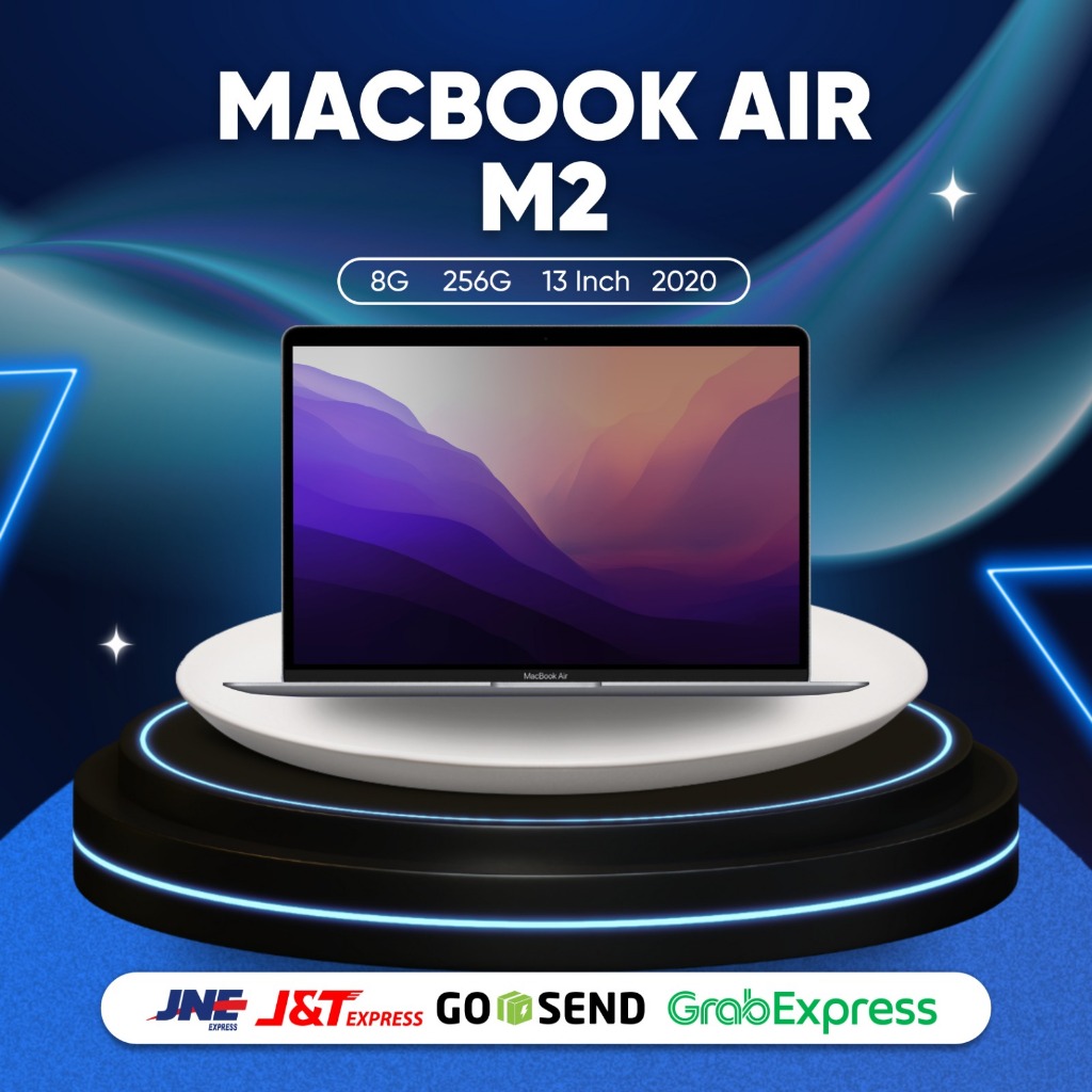 Macbook Air M2 8GB 256GB 13 Inch 2020 Second Original