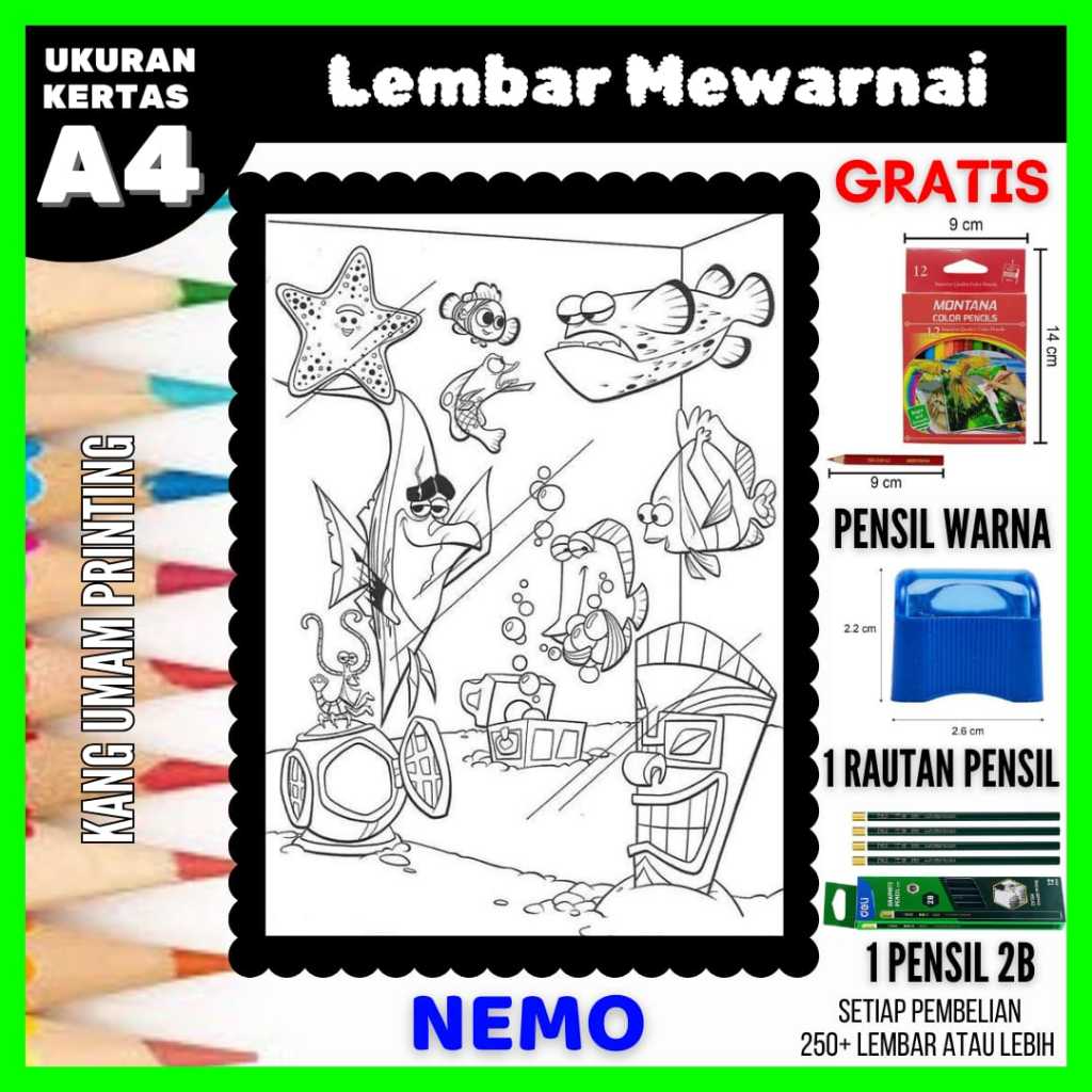 

Lembar Mewarnai Gambar FInding Nemo Semua Usia Bagian 01, Gambar Sketsa, Kertas Mewarnai, Drawing