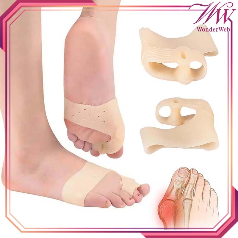 1pasang Pemisah Jempol Kaki Bunion Pelurus Jempol Kaki Alat Korektor Jempol Kaki Jempol Kaki Bengkok