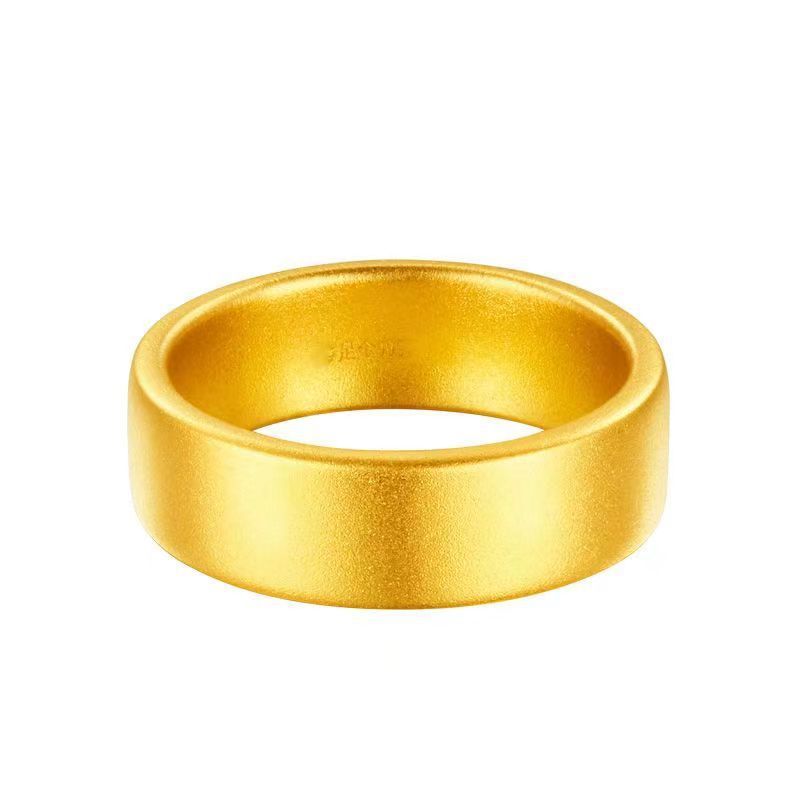 CINCIN POLOS BULAT KODE A010 / Cincin Wanita emas Polos / Cincin Pria emas