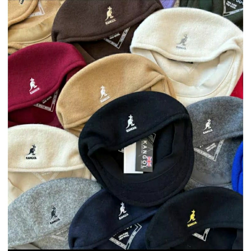Topi trendy, topi baret,topi copet K@N90L wool 504