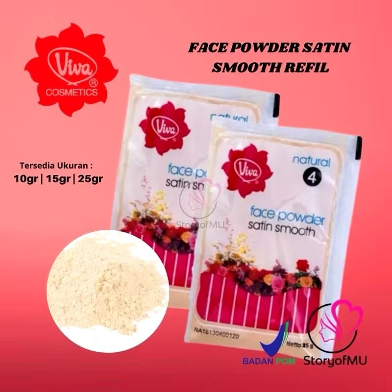 Bedak Viva Tabur Sachet no.4