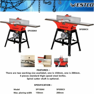 WESTCO SP200CII Mesin Wood Jointer 8 inch