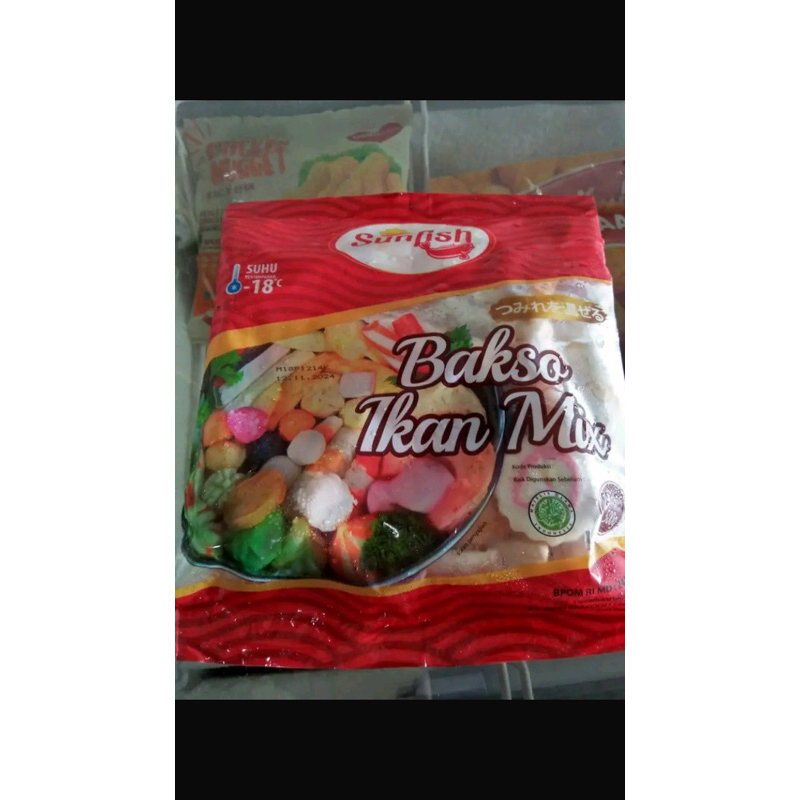 

Bakso ikan mix Sunfish 500g