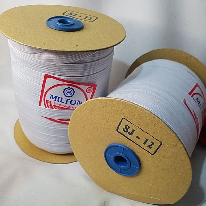 ELASTIK MILTON SJ-12 (~tp) /karet kolor /koloran. (per roll)
