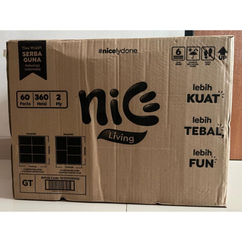tissue nice 1 karton/60pcs