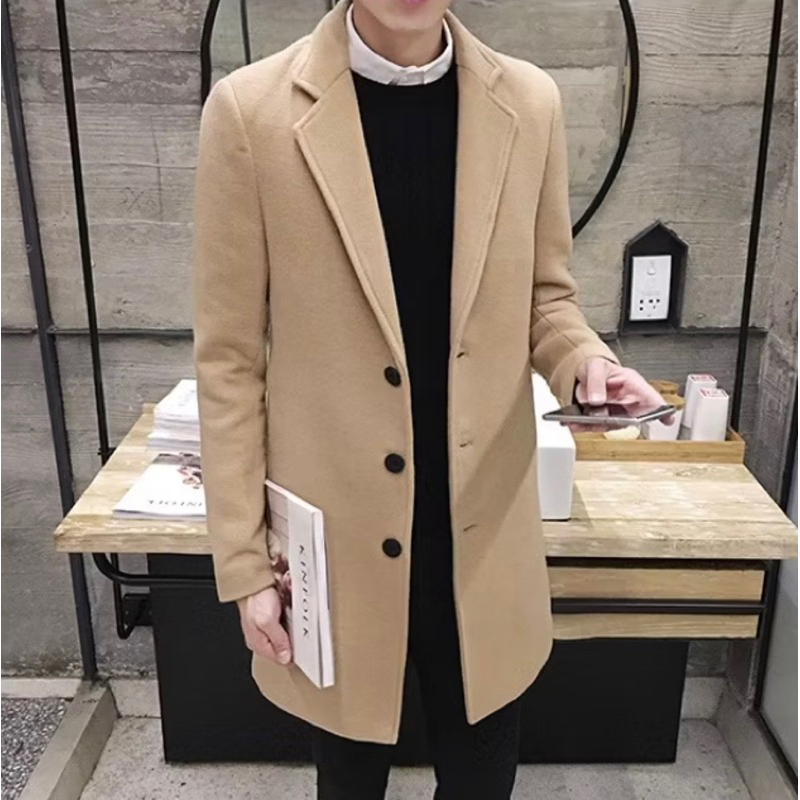 Coat Jacket Winter Autumn Pria 7 Warna