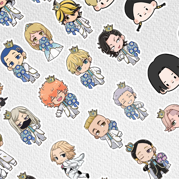 

[ VINYL & CHROMO 7 CM] ANIME cetak stiker Game/STIKER MURAH TEMA ANIME TOKYO REVENGERS /murah/stiker medium