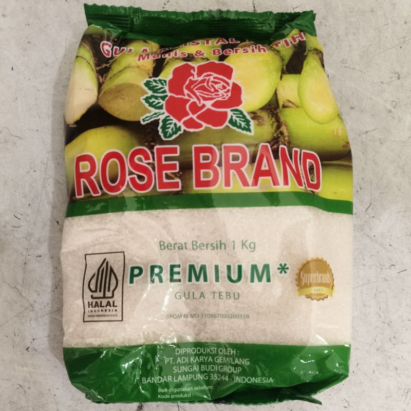 

Gula Kristal Putih Rose Brand Gula Tebu Premium Manis Dan Bersih 1kg