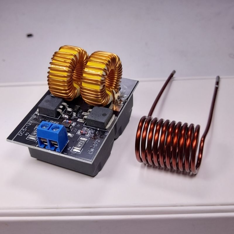 MINI INDUCTION HEATER 120W PEMANAS INDUKSI TESLA ZVS HEATING COIL COOK