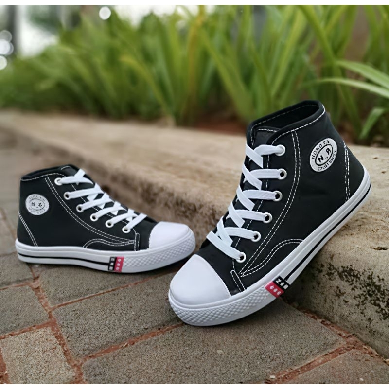Sepatu Sekolah NB Tali Variasi Pendek dan Tinggi Untuk Cewe dan Cowo_Sepatu Sekolah NB Original