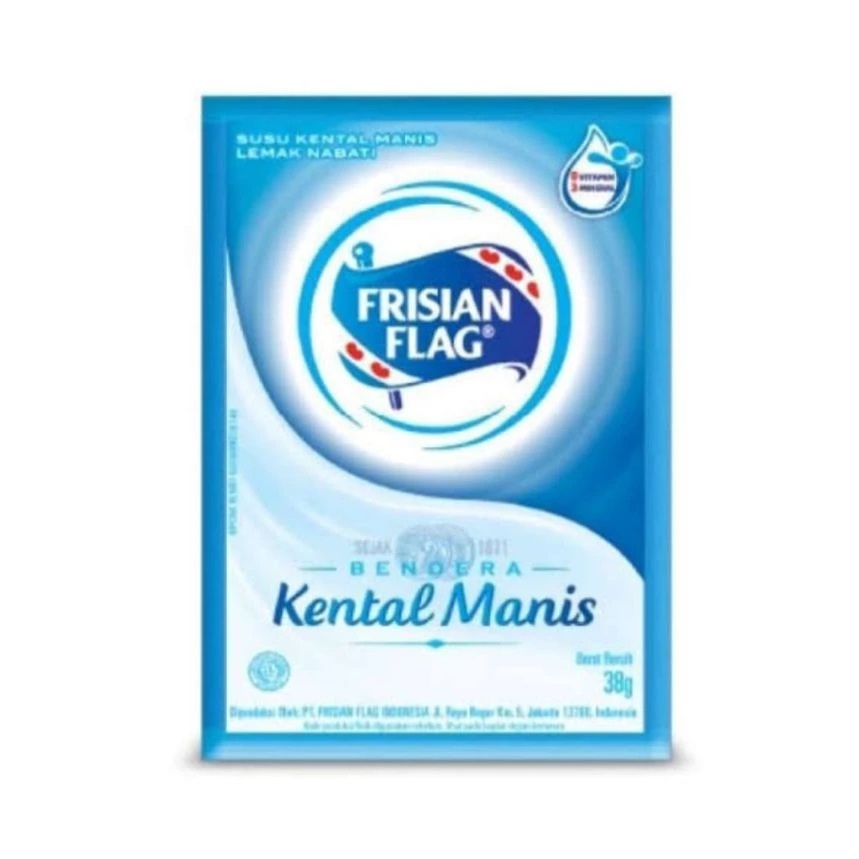 

FRISIAN FLAG PLAIN 38G X 6 SACHET - SUSU KENTAL MANIS