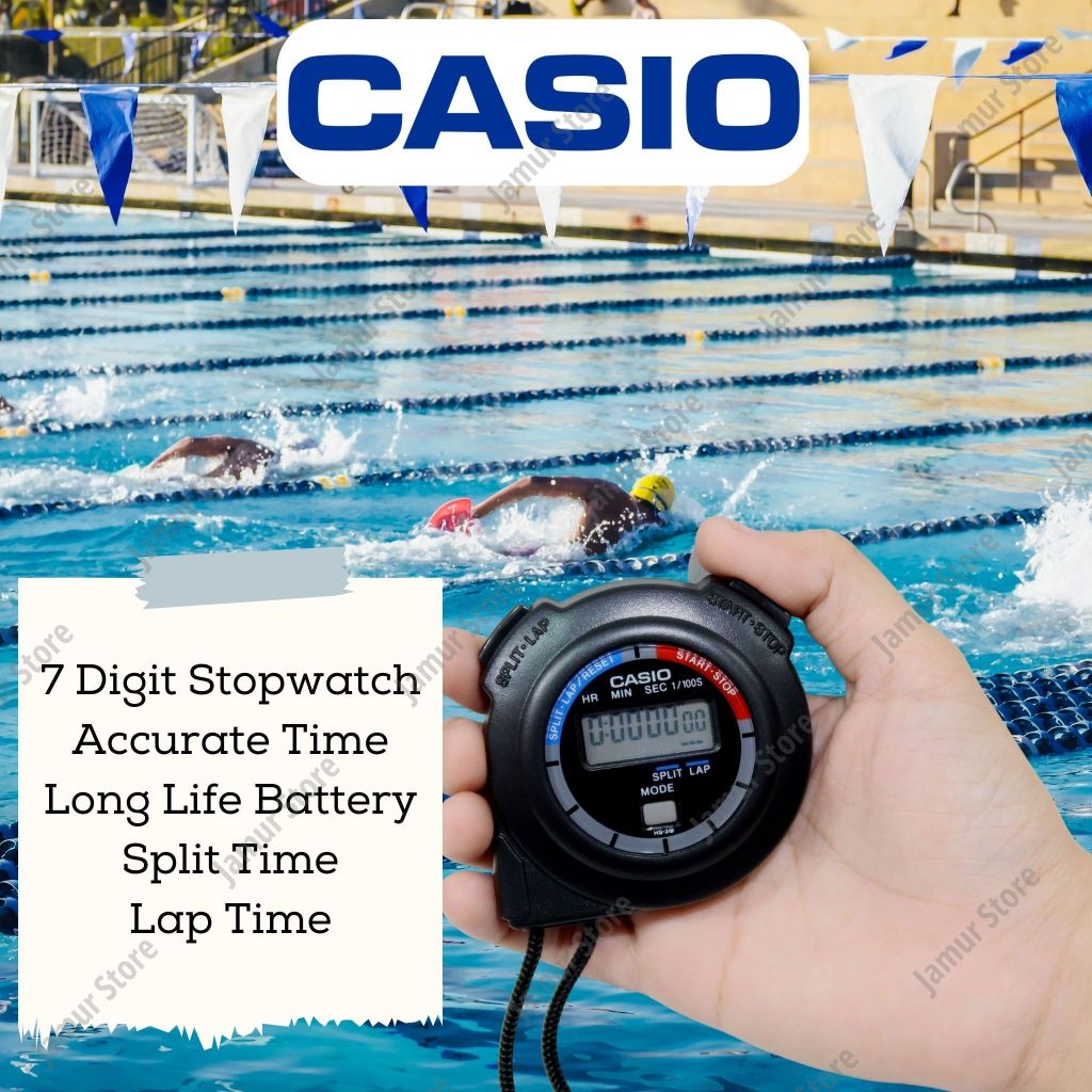 Stopwatch Casio HS-3V Pengukur Waktu Casio Stopwatch HS-3