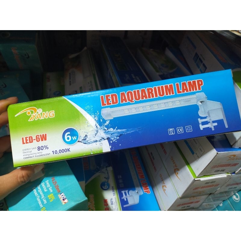 Lampu jepit yang yp 6 watt Lampu Aquarium Aquascape