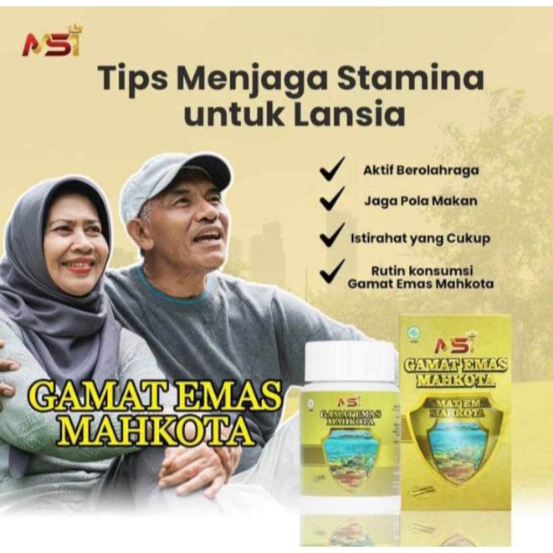 GAMAT EMAS MAHKOTA MSI,ISI 50 KAPSUL