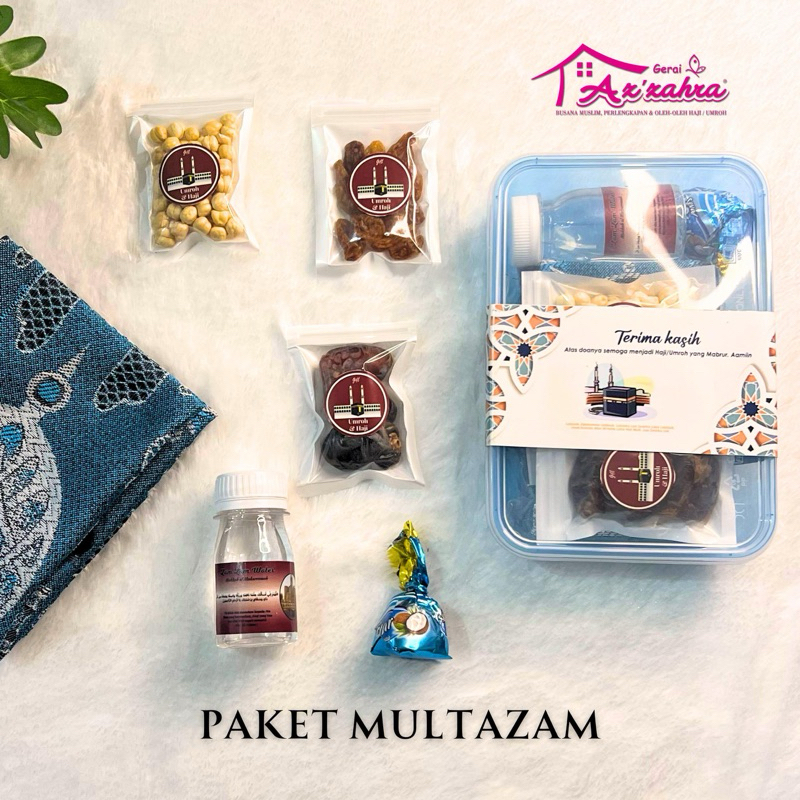 

Souvenir Paket oleh-oleh Umroh Haji MURAH Dengan Air Zam-Zam