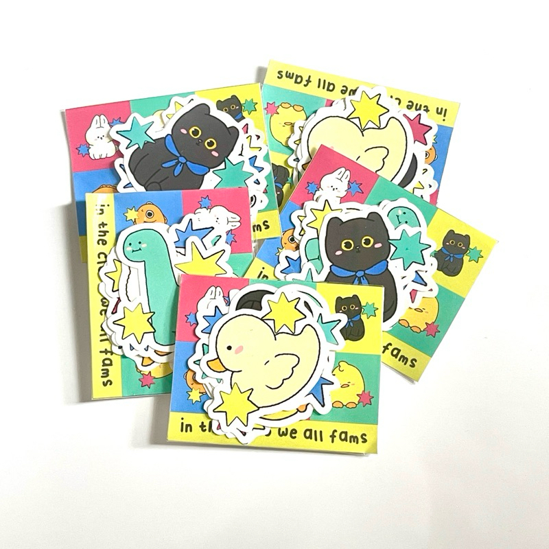 

stiker hewan lucu