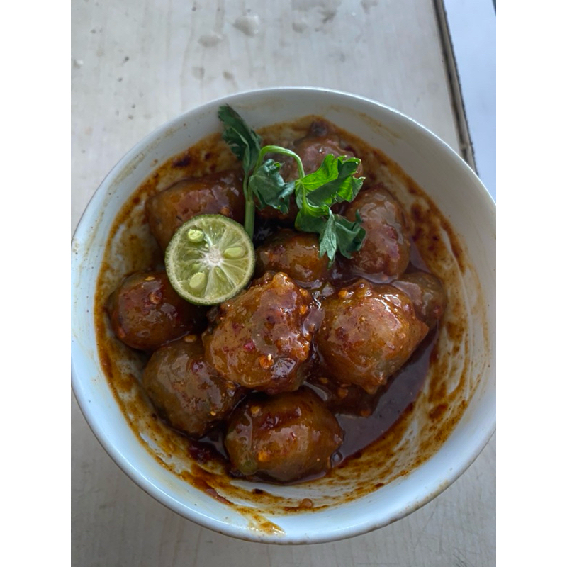 

Cirawang | makanan/cemilan aci kuah dan yamin