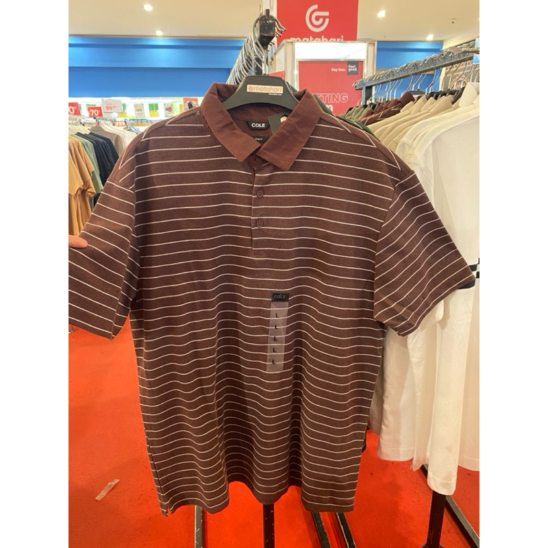 COLE original polo shirt motif salur size S-XL